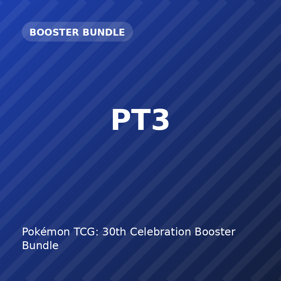 Pokémon TCG: 30th Celebration Booster Bundle