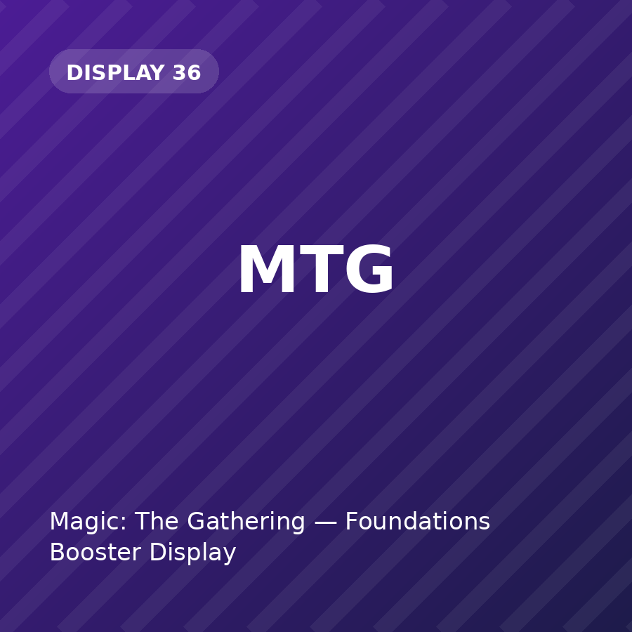 Magic: The Gathering — Foundations Booster Display